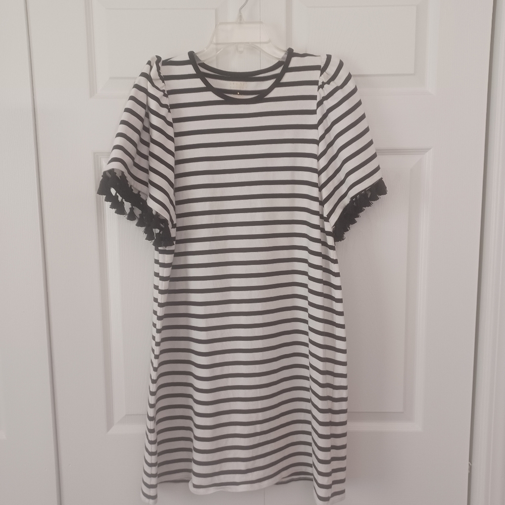 Kate Spade Broome Street Cotton Striped Shift Dress